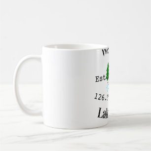 Willkommen Seehaus koordiniert Geschätztes Jahr Be Kaffeetasse
