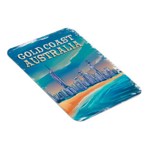 Willkommen Sommer - Strand Outfits - Goldküste Aus Magnet