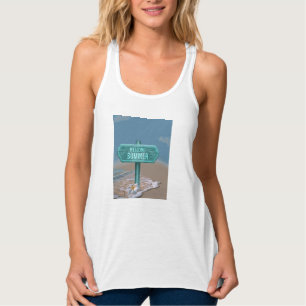 Willkommen Sommer Vektorgrafik Tank Top