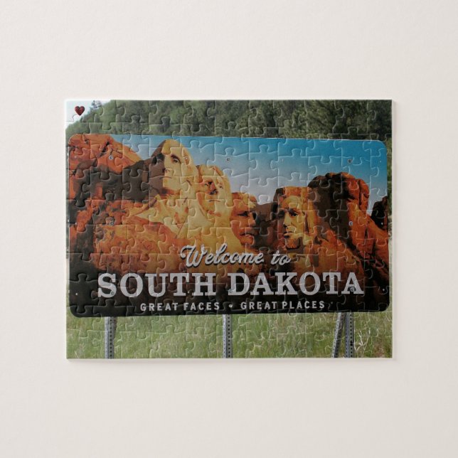 Willkommen South Dakota Jigsaw Puzzle (Horizontal)