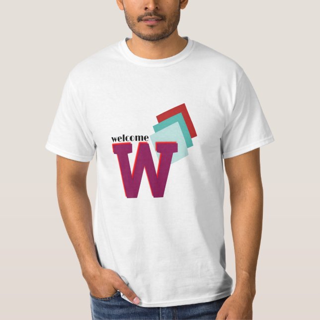 Willkommen  T-Shirt (Vorderseite)