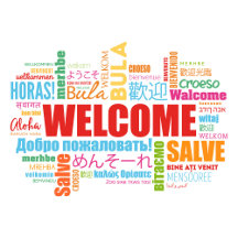 Willkommen T - Shirt der verschiedenen Sprachen