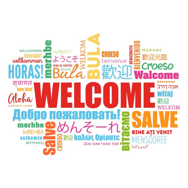 Willkommen T - Shirt der verschiedenen Sprachen (Von Creator hochgeladen)