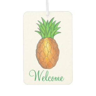 Willkommen Tropical Fruit Pineapse Hospitality Zuh Autolufterfrischer