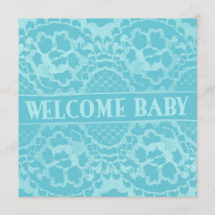 Willkommen und Spitze-neue Baby-Mitteilung Ankündigung