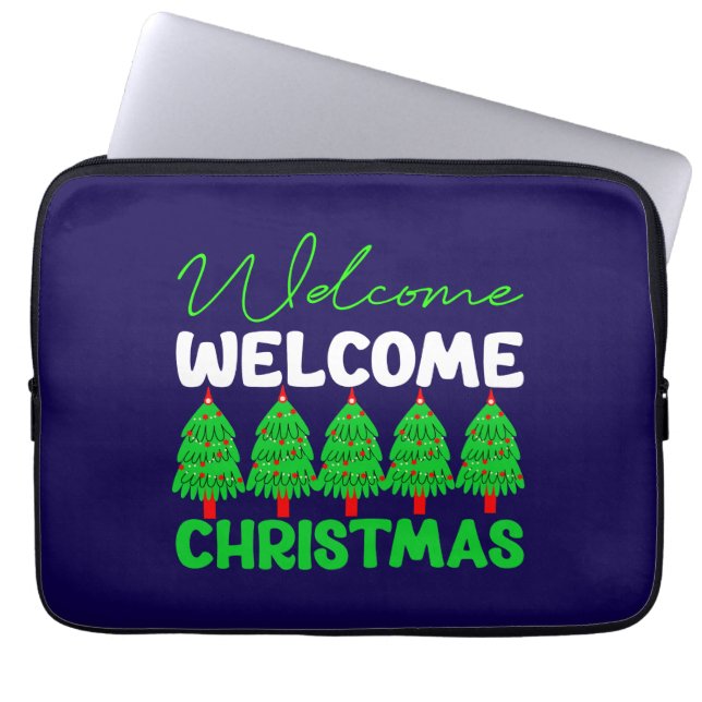 Willkommen Weihnachten-85600 Laptopschutzhülle (Vorderseite)