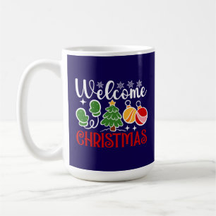 Willkommen Weihnachten Kaffeetasse