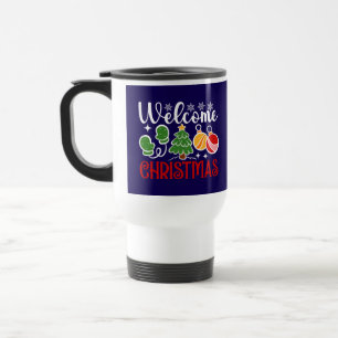 Willkommen Weihnachten Reisebecher