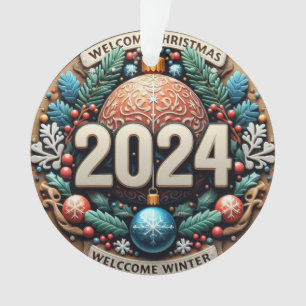 Willkommen Winter 2024 Ornament