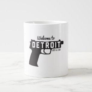 Willkommen zu Detroitverschluß u. -last Jumbo-Tasse