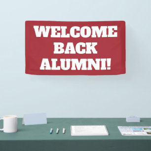Willkommen zu Hause Alumni-Banner Banner