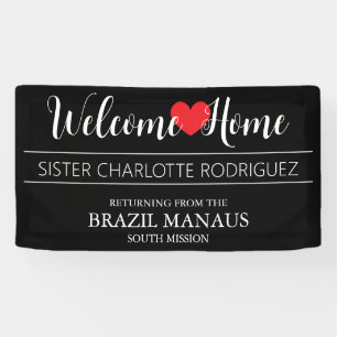 Willkommen Zu Hause Elegantes Missionarsbanner Banner