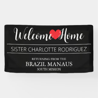 Willkommen Zu Hause Elegantes Missionarsbanner Banner