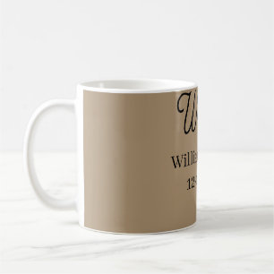 Willkommen zu Hause Familienname Haus Einweihung  Kaffeetasse
