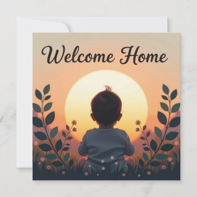 Willkommen zu Hause, neues Baby (Vorderseite)