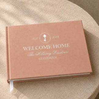 Willkommen Zu Hause Personalisierte Familienreside Gästebuch