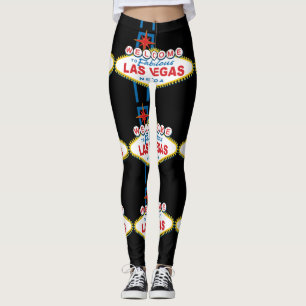 Willkommen zu Las Vegas-Zeichen Leggings