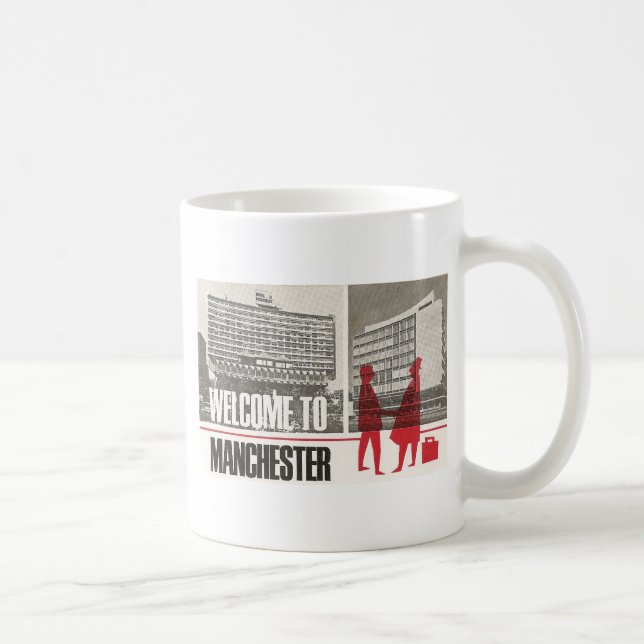 Willkommen zu Manchester-Tasse Tasse (Rechts)