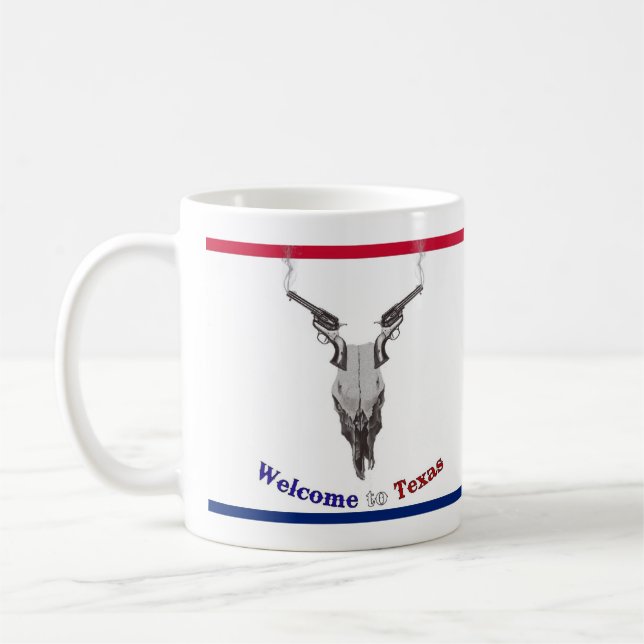 Willkommen zu Texas-Tasse Tasse (Links)