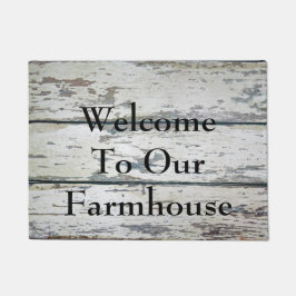 Willkommen zu unserem Bauernhaus Fußmatte