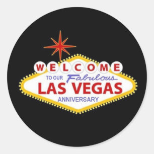 WILLKOMMEN ZU UNSEREM FABELHAFTEN L V RUNDER AUFKLEBER