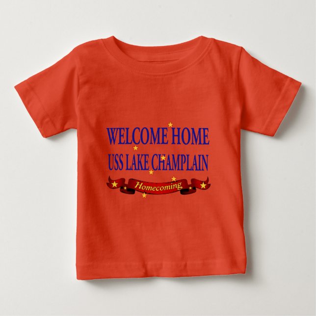Willkommen Zuhause Lake Champlain Baby T-shirt (Vorderseite)