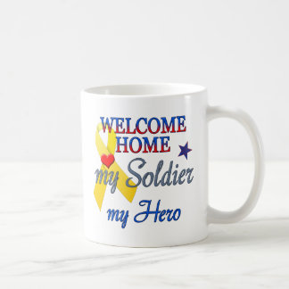 Willkommen Zuhause Mein Soldat, mein Held Kaffeetasse