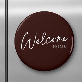Willkommen Zuhause Modern Elegant Minimalistisch E Magnet