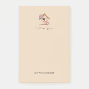 Willkommen Zuhause Realtor Herzlichen Glückwunsch Post-it Klebezettel