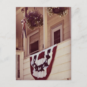 Willkommen Zuhause und vielen Dank - Patriotic Fro Postkarte