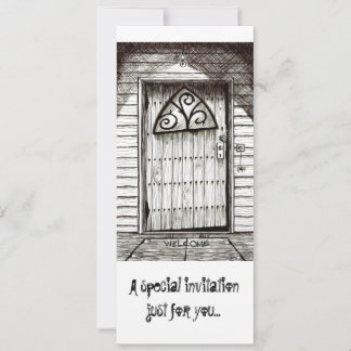 Willkommen zum Abendessen Einladung