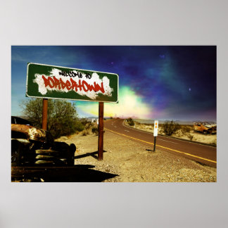 Willkommen zum bordertown poster