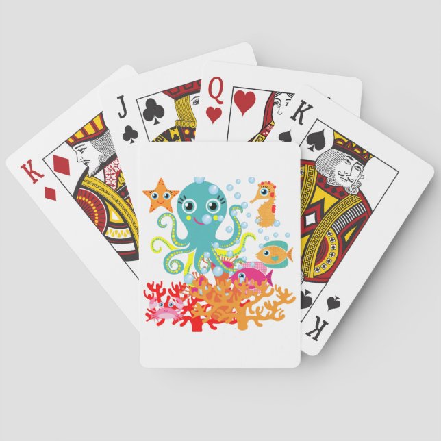 Willkommen zum Ozean Spielkarten (Rückseite)