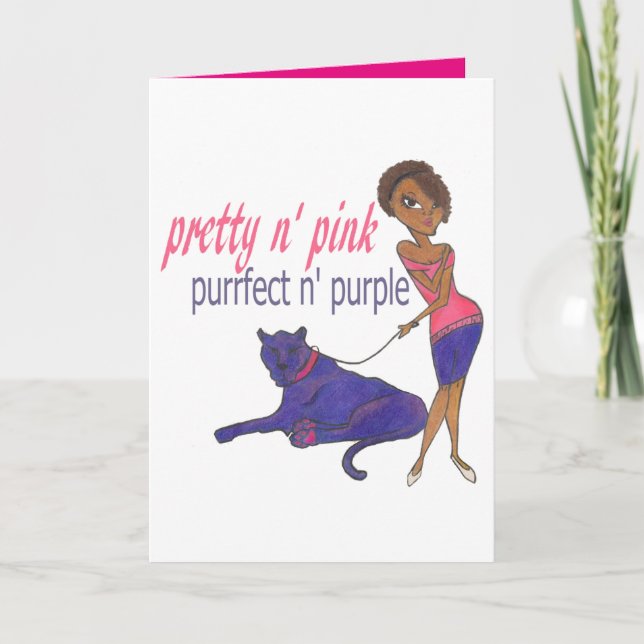 "Willkommen zum Sisterhood" Gruß-Karte Karte (Vorderseite)