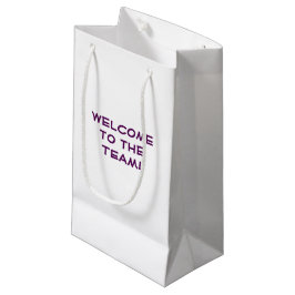 Willkommen zum Team! Kleine Geschenktüte