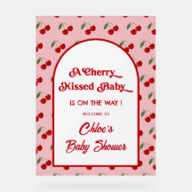 Willkommen zur Baby Shower Cherry Kissed
