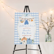 Willkommen zur Babyparty für den kleinen Jungen im
