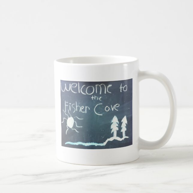 Willkommen zur Fisher-Bucht Tasse (Rechts)