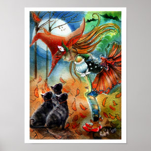 "Willkommen zur Gespenst-Schule" Plakat