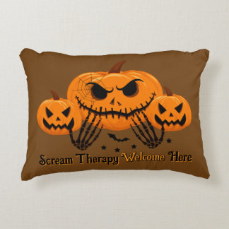 Willkommen zur Halloween-Schreitherapie Dekokissen