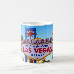Willkommen zur Las- Vegaszeichen-Tasse Kaffeetasse
