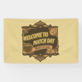 Willkommen zur Match Day 2026 Feierparty Banner