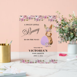 Willkommen zur Ostern-Baby-Party Acrylschild