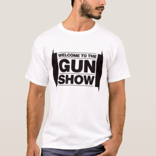 Willkommen zur Waffenmesse - Schwarzes T-Shirt