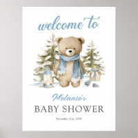 Willkommen zur Weihnachtsbär-Baby-Party