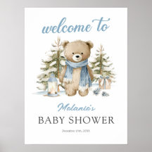 Willkommen zur Weihnachtsbär-Baby-Party