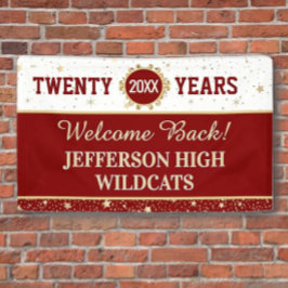 Willkommen zurück! 20. Klassentreffen Banner