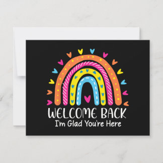 Willkommen zurück, ich bin froh, dass du am ersten