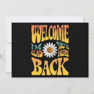 Willkommen zurück, ich bin froh, dass du hier Lehr Einladung