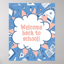 Willkommen zurück im Klassenzimmer 24"x30" Poster